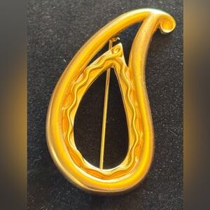 Monet Gold-Toned Brooch